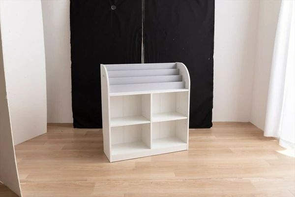 幅84cm 絵本棚 オープン収納タイプ 子供部屋 収納 ラック お片付け 北欧風 韓国風 おしゃれ ナチュラル インテリア 家具 MARWIL-DEMENAGEMENTS_CH