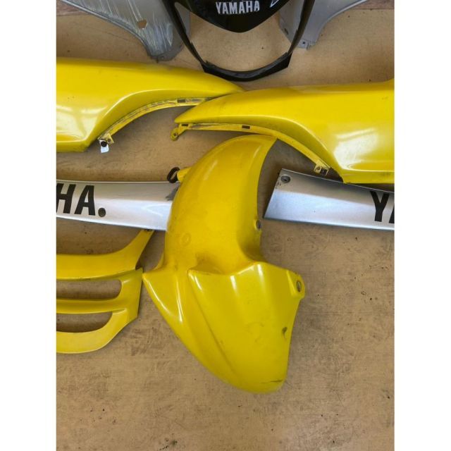 XF 58412 ヤマハ YAMAHA マジェスティ125 FI 5CA-901 外装カウルセット アッパー サイド リア フェンダー 黄色 BRIGHTFACE_UK