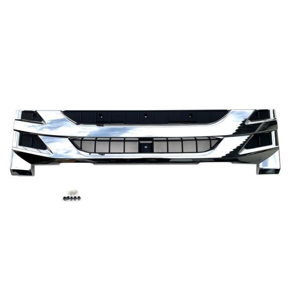 インナーブラックメッキフロントグリル いすゞ07エルフハイキャブワイド 前期|後期 共用 JP-T315-WBK-NEW