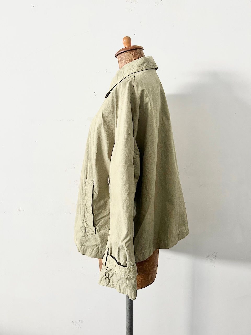 スーピマコットンショートトレンチジャケット