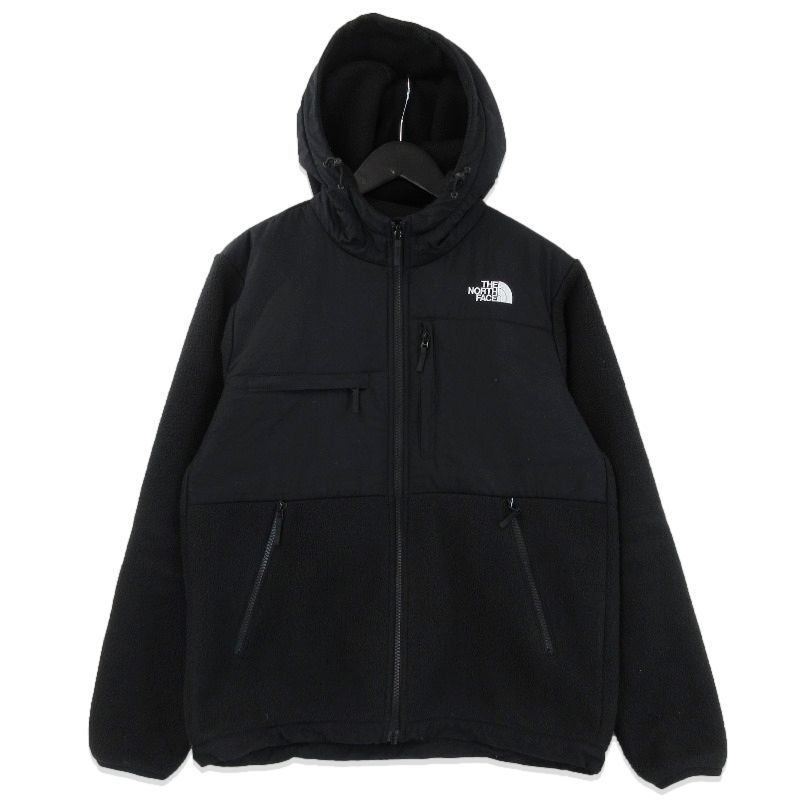 THE NORTH FACE ノースフェイス デナリフーディ NA72052 Denali Hoodie フリースジャケット スクエアロゴ ブラック 黒 S71011154