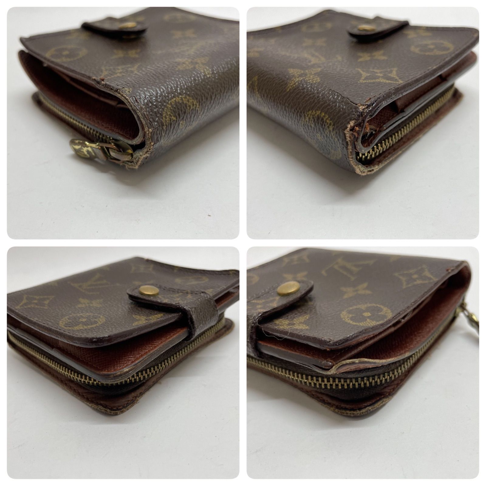 ★Louis Vuitton★ペルフォモノグラムコンパクトジップ★グリーン★ 楽天市場】ルイヴィトン コンパクトジップ モノグラムペルフォ 2つ折り