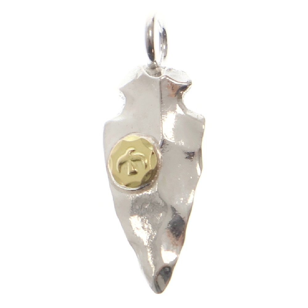 goro's (ゴローズ) 矢じり小 ネックレストップ シルバー/ゴールド