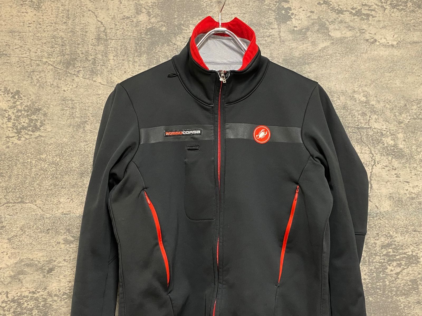 カステリ CASTELLI サイクルジャージ 長袖 裏起毛 ウインドストッパー