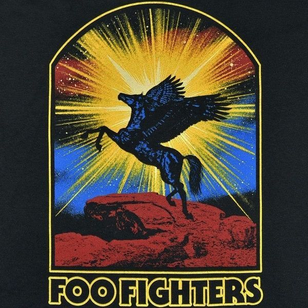 FOO FIGHTERS フーファイターズ Winged Horse Tシャツ - GEEKHEAD