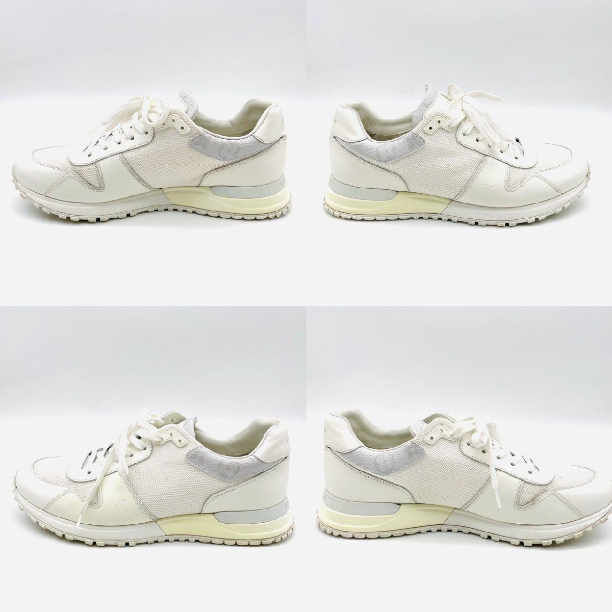 ルイヴィトン LOUIS VUITTON ランアウェイ スニーカー メンズ 8 白 