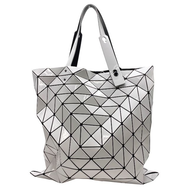 バオバオ イッセイミヤケ BBB1 AG672 ルーセント トートバッグ ジオメトリック 幾何学模様 ホワイト Baobao Issey Miyake