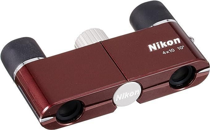 新品》Nikon 双眼鏡 遊 4X10D CF 4倍10口径 ワインレッド - メルカリ