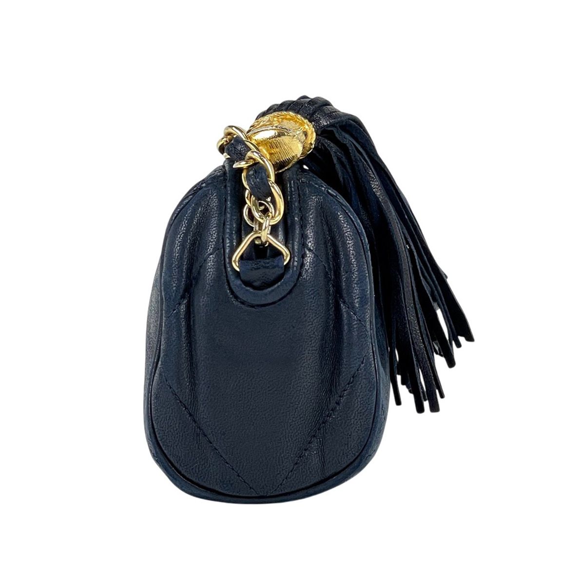 シャネル CHANEL ココマーク フリンジ チェーン ショルダーバッグ