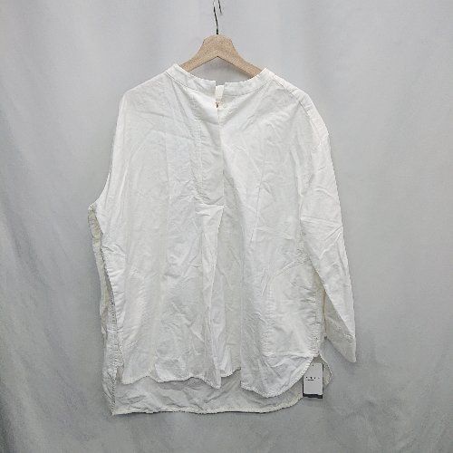 ◎● ● ⊇ Hello Bonjour! 長袖 No collar ox wideshirts サイズF ホワイト系 メンズ E 1502200013372