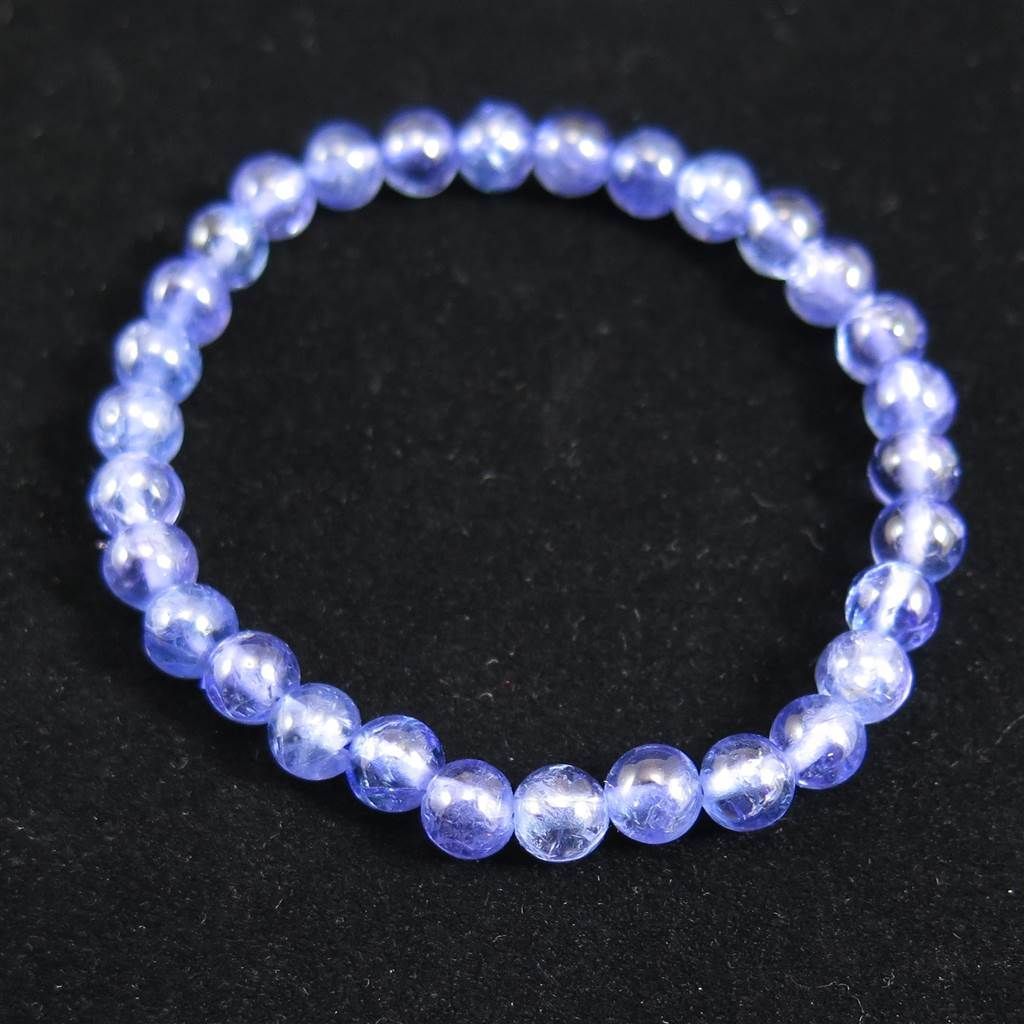 タンザナイトブレス　5ミリ 高品質] タンザナイト ブレスレット 6mm #MF515 - プレミアム