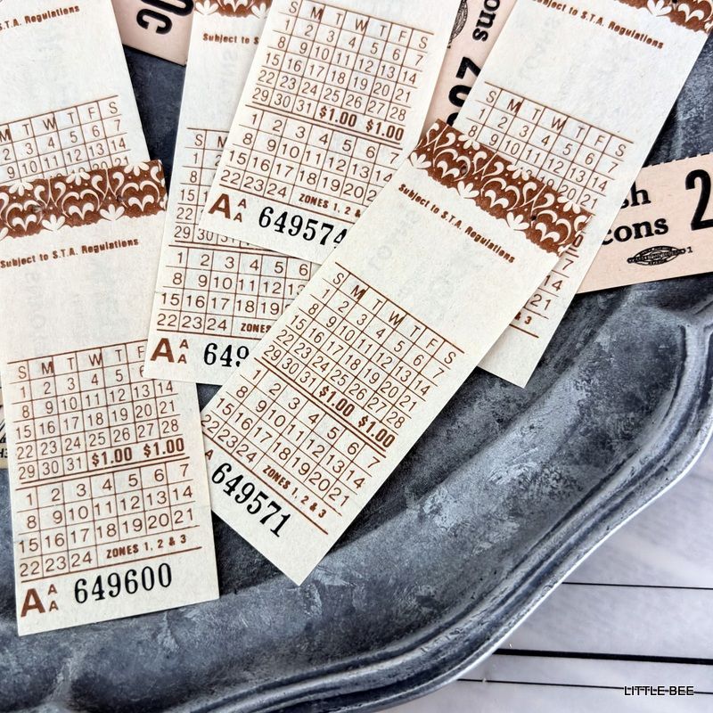 554・R-1064 オーストラリア バスチケット ブラウン ＄1.00 20枚