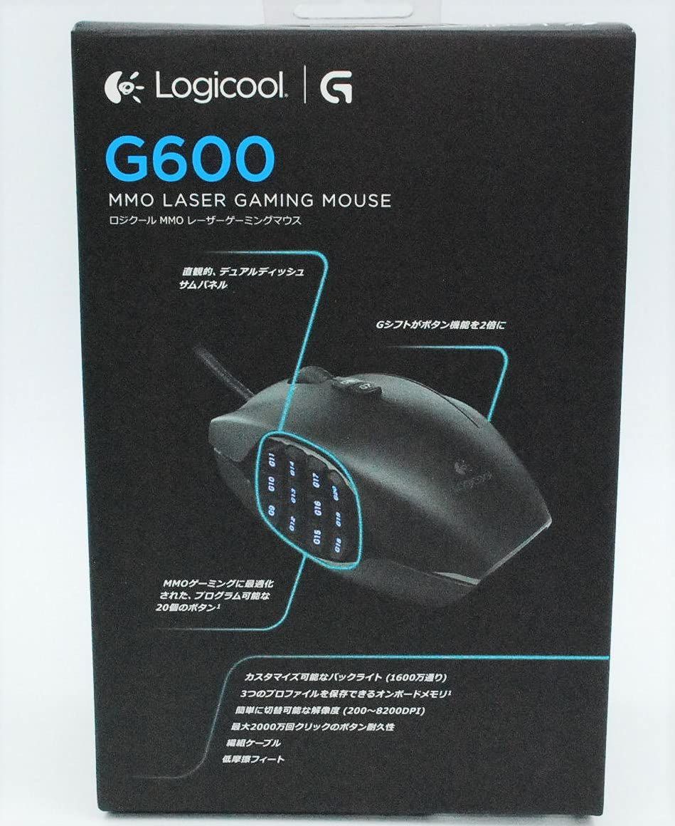現品 MMO Gaming Mouse G600 G600t