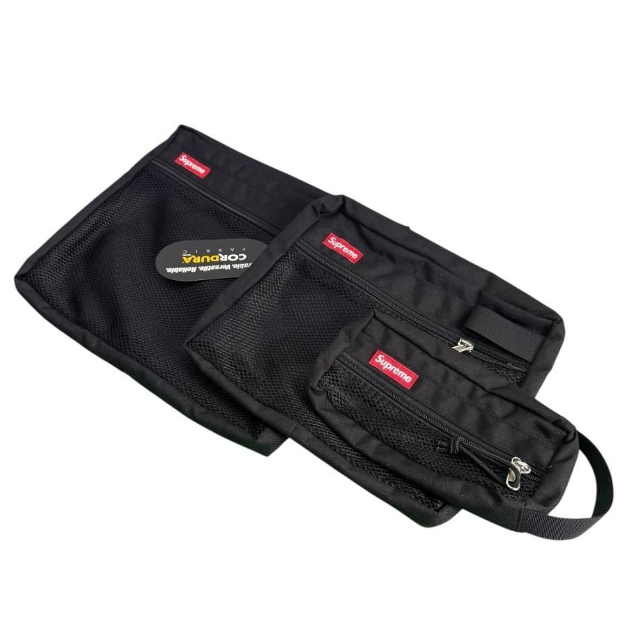 シュプリーム Supreme 15SS Mesh Organizer Bags メッシュオーガナイザーバッグ3点セット 8065000222397