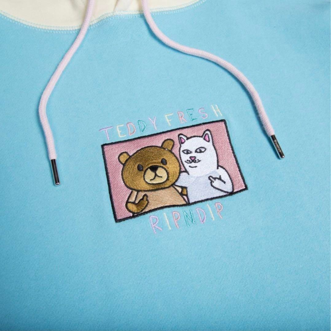 リップンディップ RIPNDIP パーカー S teddy fresh BFF マルチカラー  