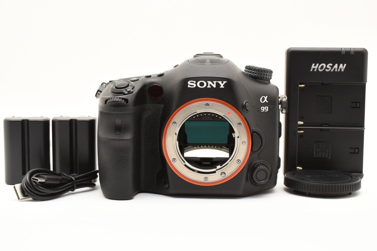 2596ショット 上品 Sony a99 ボディ バッテリーx2こ-チャージャーセット