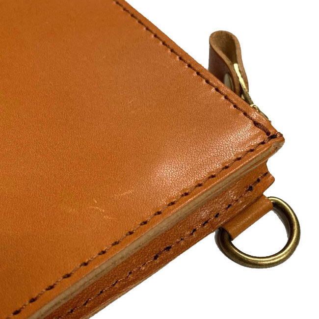 レッド ジーンズ 栃木レザー L字ファスナー ウォレット 財布 24100