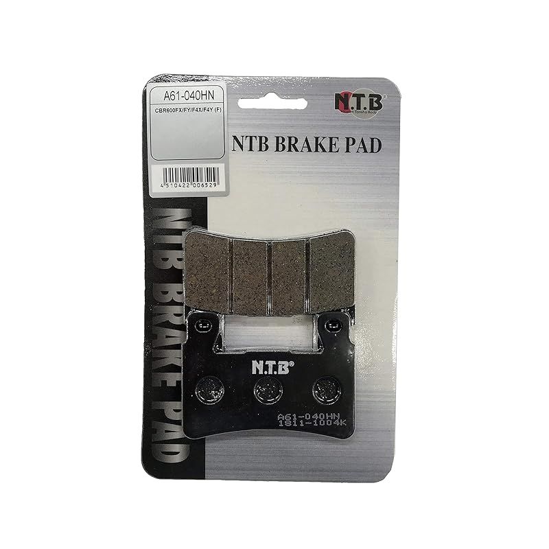 NTB（エヌティービー） ブレーキパッド 主にホンダ車 CBR600F(PC35)(フロント)など A61-040HN