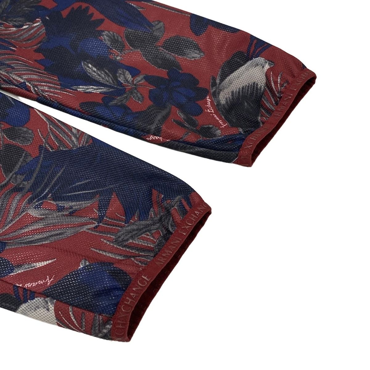 レッド×ブルー×黒 長袖