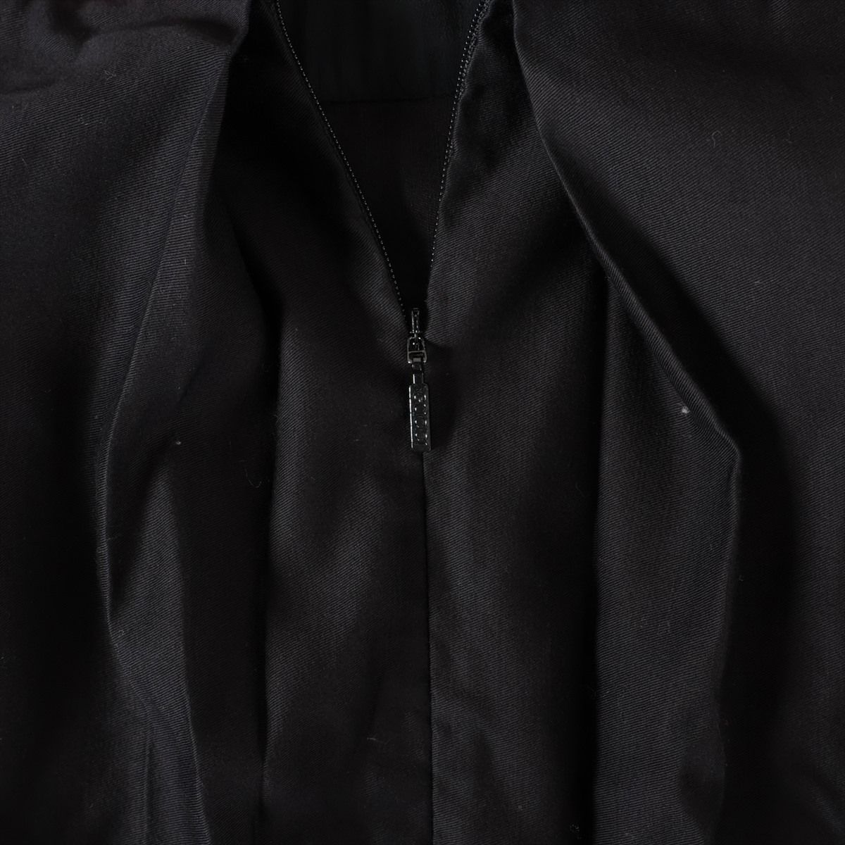 美品 グッチ ワンピース ブラック 黒 ポリエステル コットン 38  