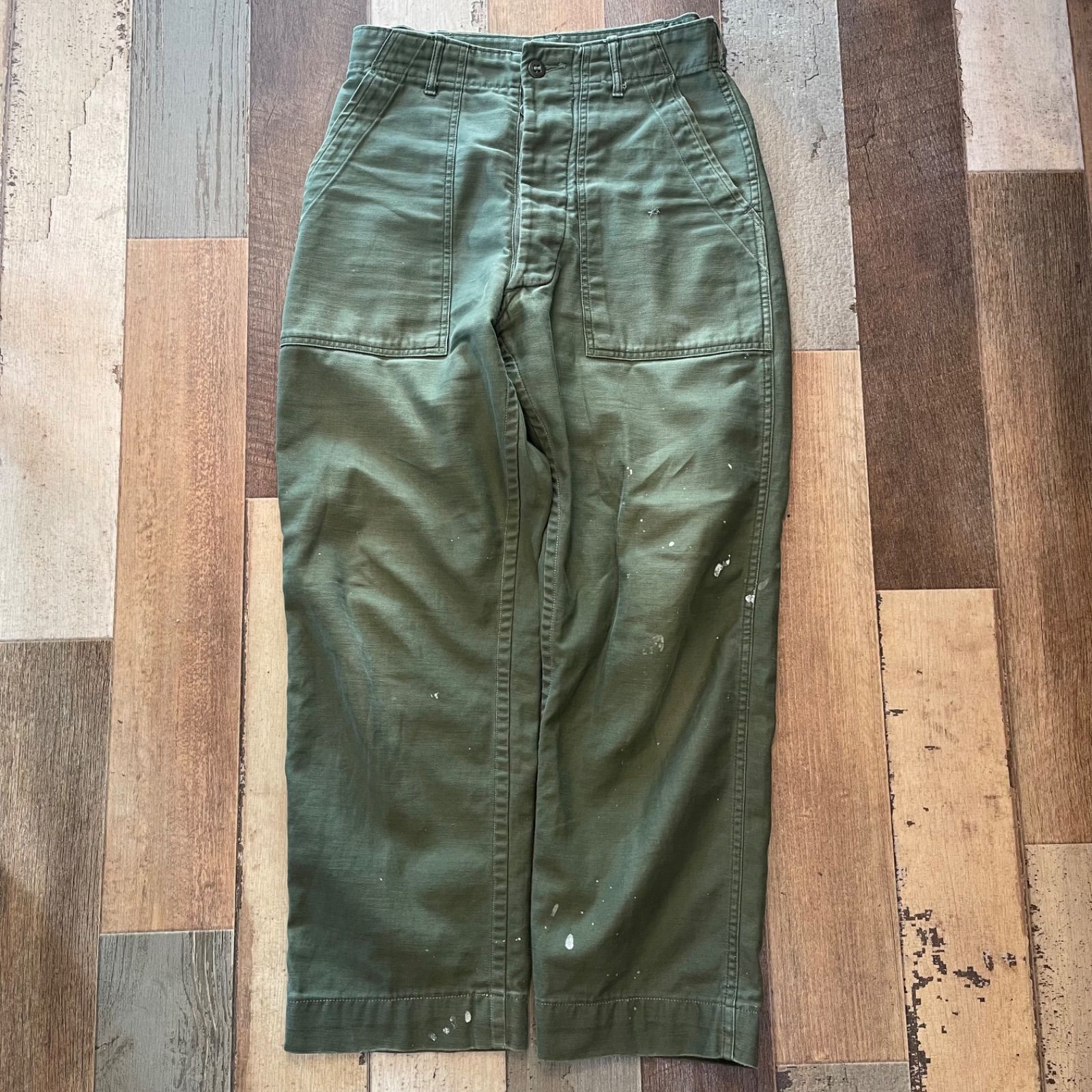 60s初期 OG-107 ベイカーパンツ アジャスター US ARMY 60s 米軍 OG107 初期アジャスター付 ベイカーパンツミリタリー