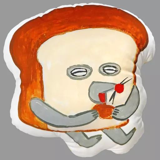 ブロッコリーくじ パンどろぼう ダイカットクッション チクタク パン