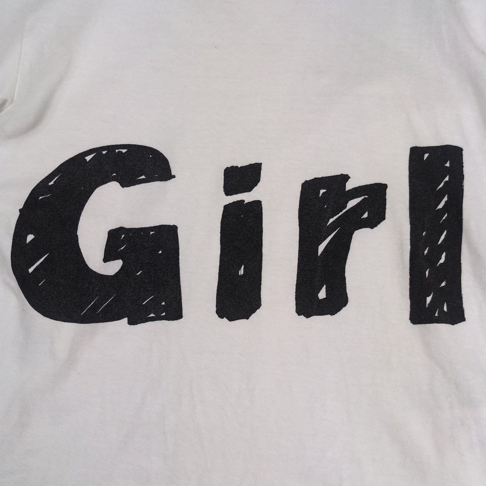 【希少】コムデギャルソンガール 23SS GIRL プリントTシャツ S 希少】コムデギャルソンガール 23SS GIRL プリントTシャツ S