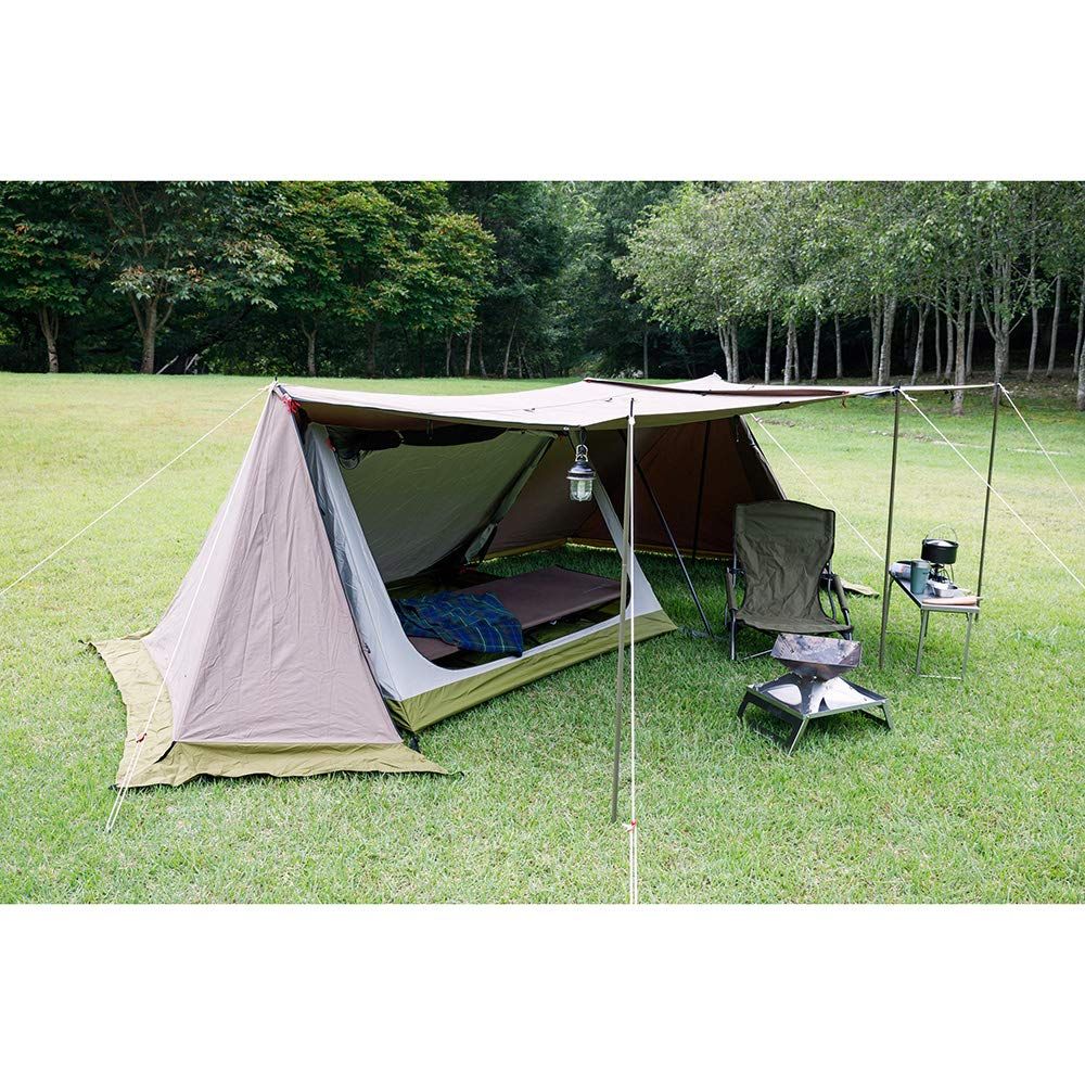 テンマクデザイン 炎幕フロンティア 1 人用 テンマクデザイン 炎幕フロンティア 1 人用 パップテントの新境地『炎