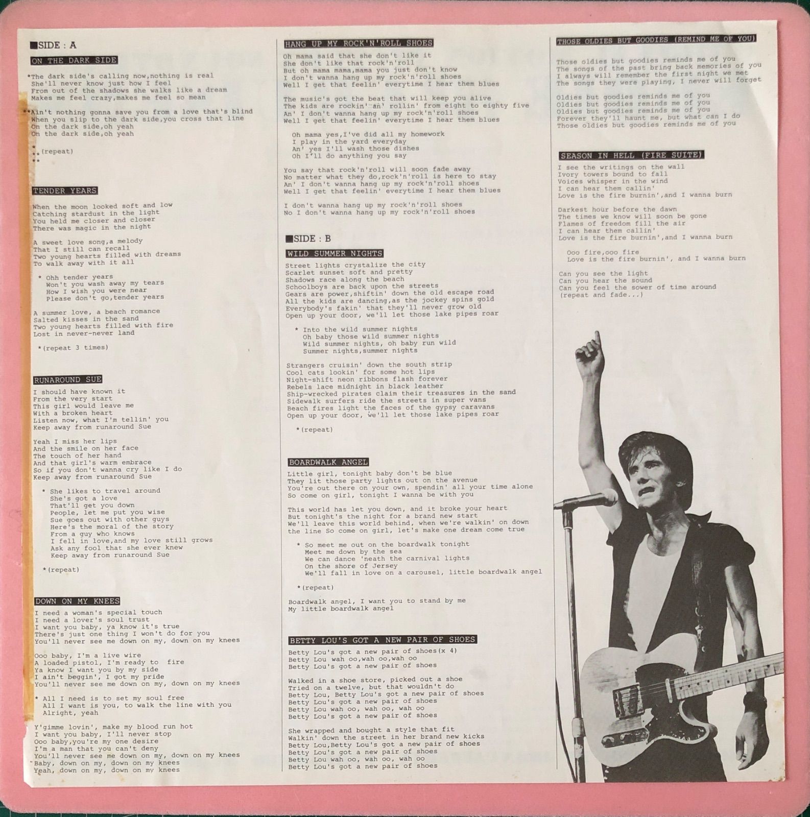 エディ・アンド・クルーザーズＬＰ Eddie and The Cruisers Original Motion Picture Soundtrack