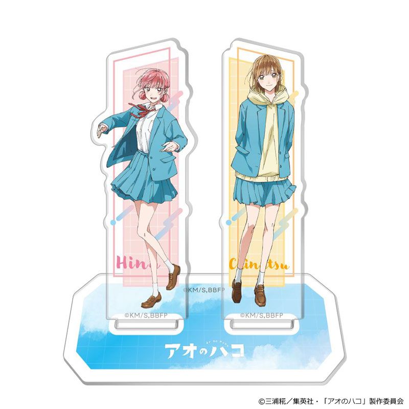 アオのハコ アクリルキャラスタンド 鹿野千夏&蝶野雛 アオハコ