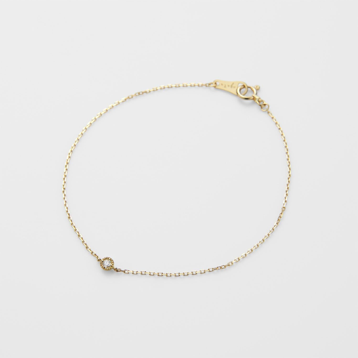 K18ダイヤモンドブレスレット