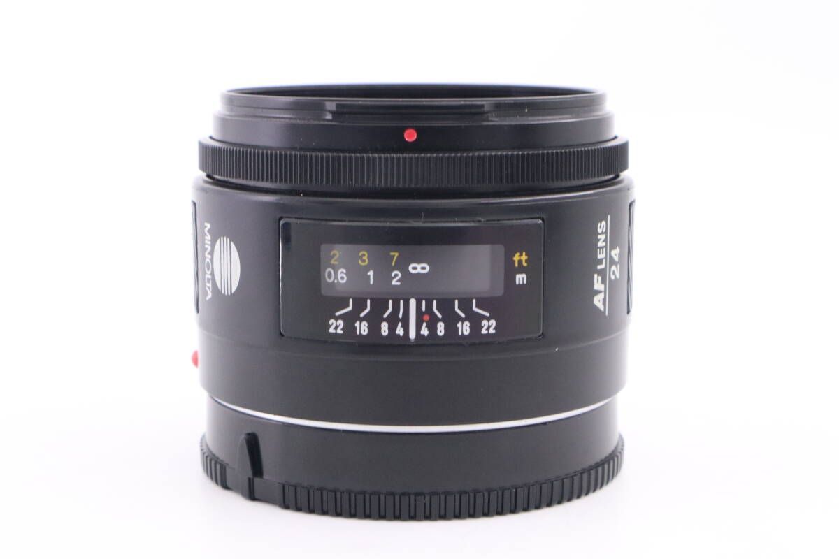 MINOLTA AF 24mm F2.8 ミノルタ AFレンズ ブラック (f04992)