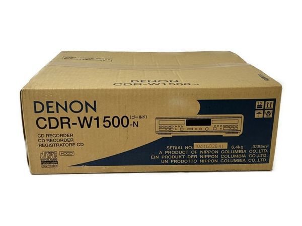 DENON CDR-W1500-N ゴールド CDレコーダー オーディオ 音響 デノン 未