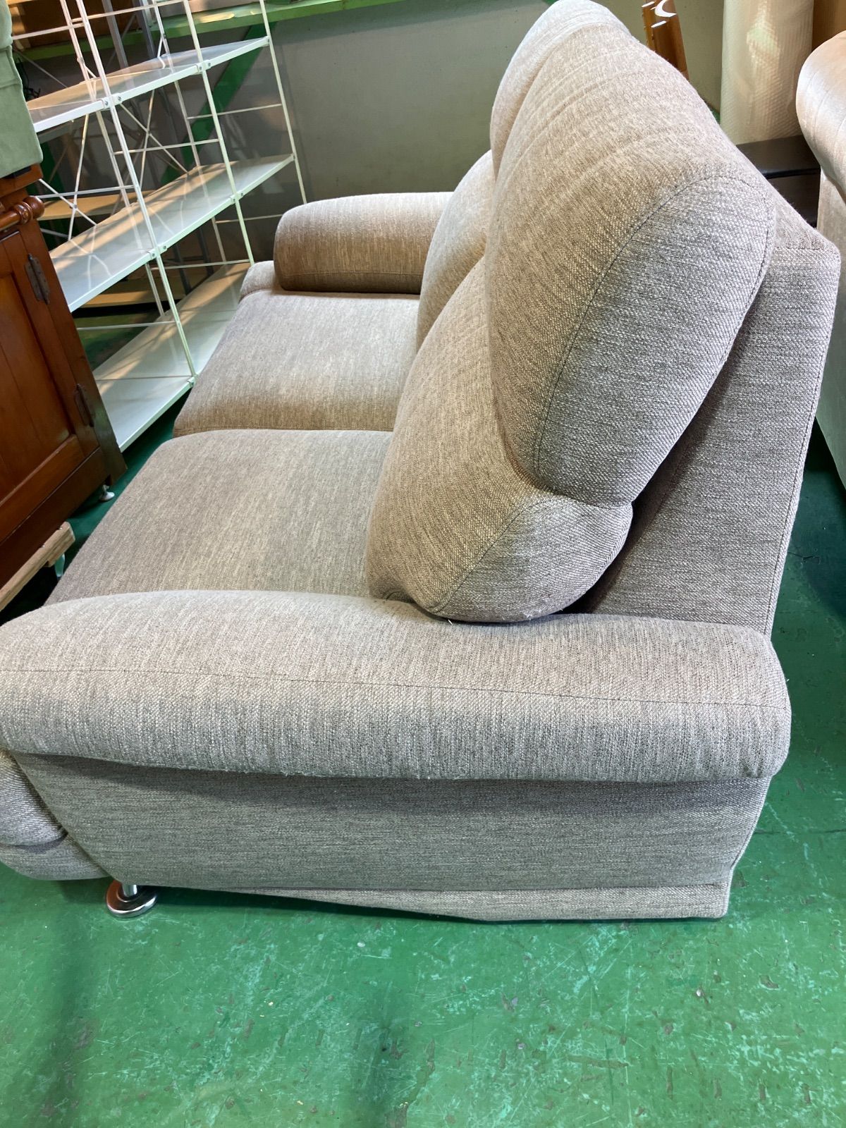 FUJIEI 富士栄 モダン 2Pソファ アームソファ リビング ブラック