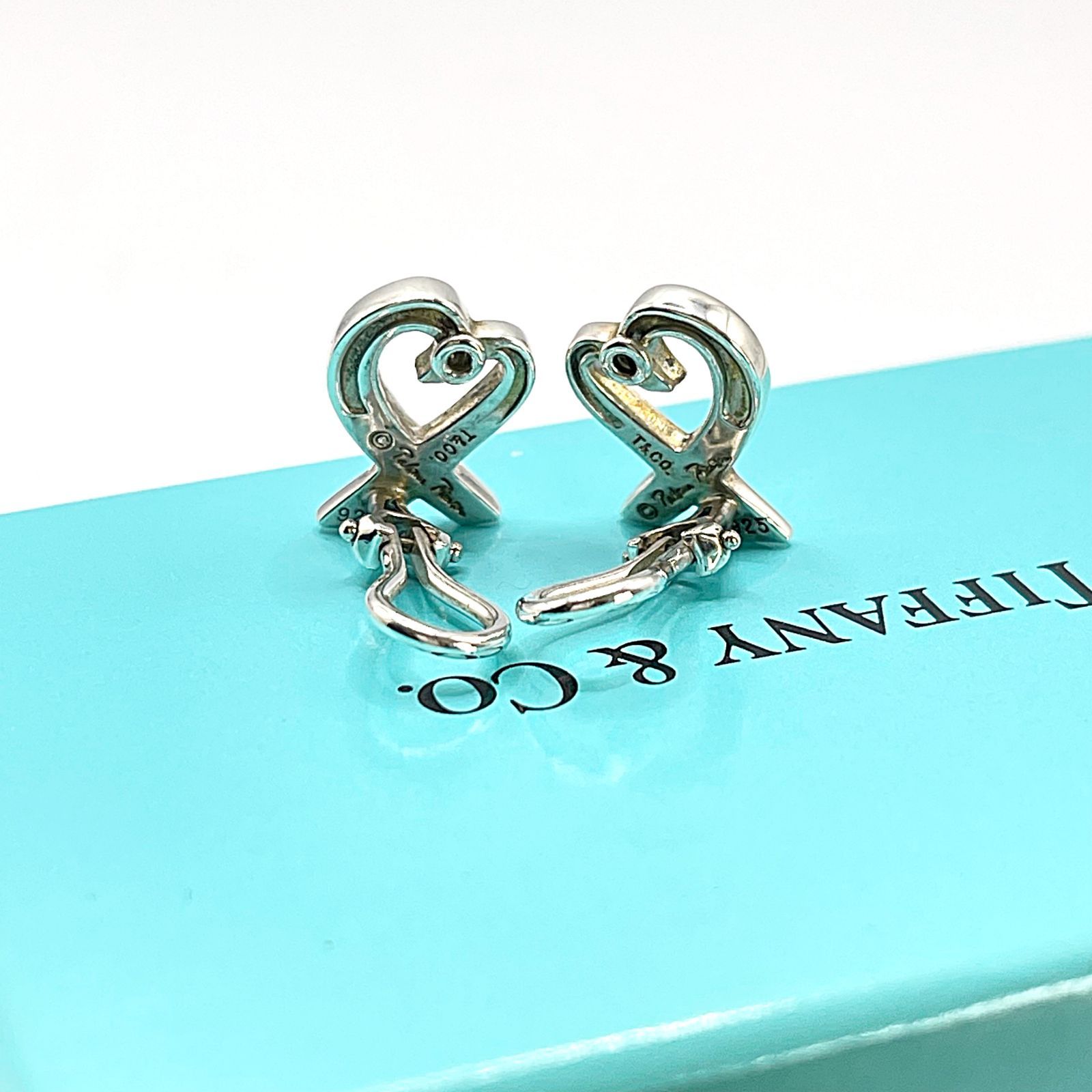 Tiffany & Co. ハート型ピアス ラビングハート Tiffany ティファニー