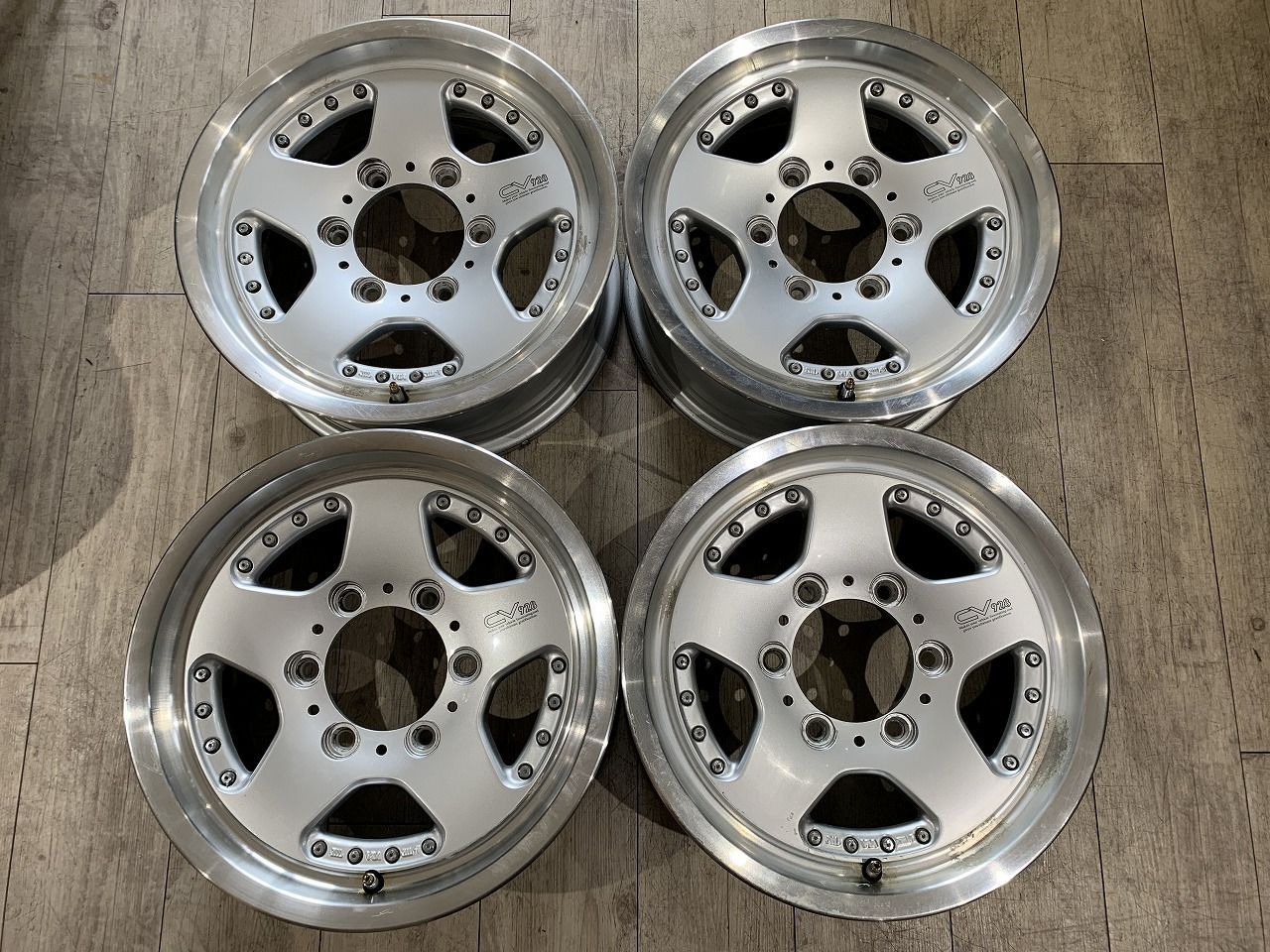 2506048】BRIDGESTONE CV928 スポークホイール 15インチ 6J +25 PCD139