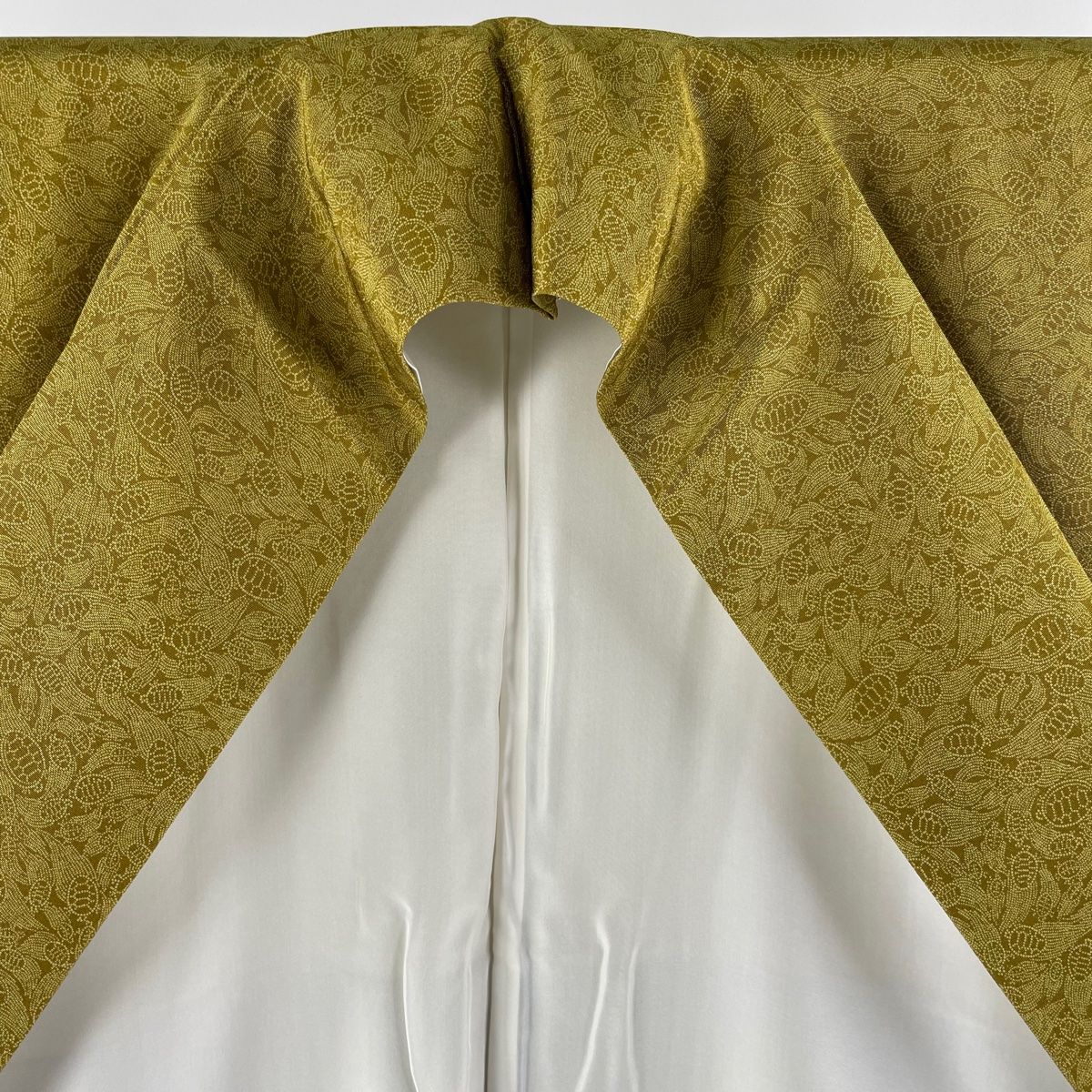 江戸小紋 身丈150cm 裄丈63cm S 袷 人間国宝 六谷梅軒 草木染 落款  