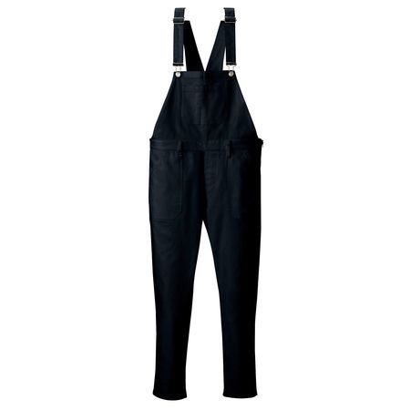 【新品・7営業日以内発送】4930269221754 SMART WORK WEAR SW151 メンズオーバーオール 色：ブラック サイズ：EL【沖縄離島販売不可】