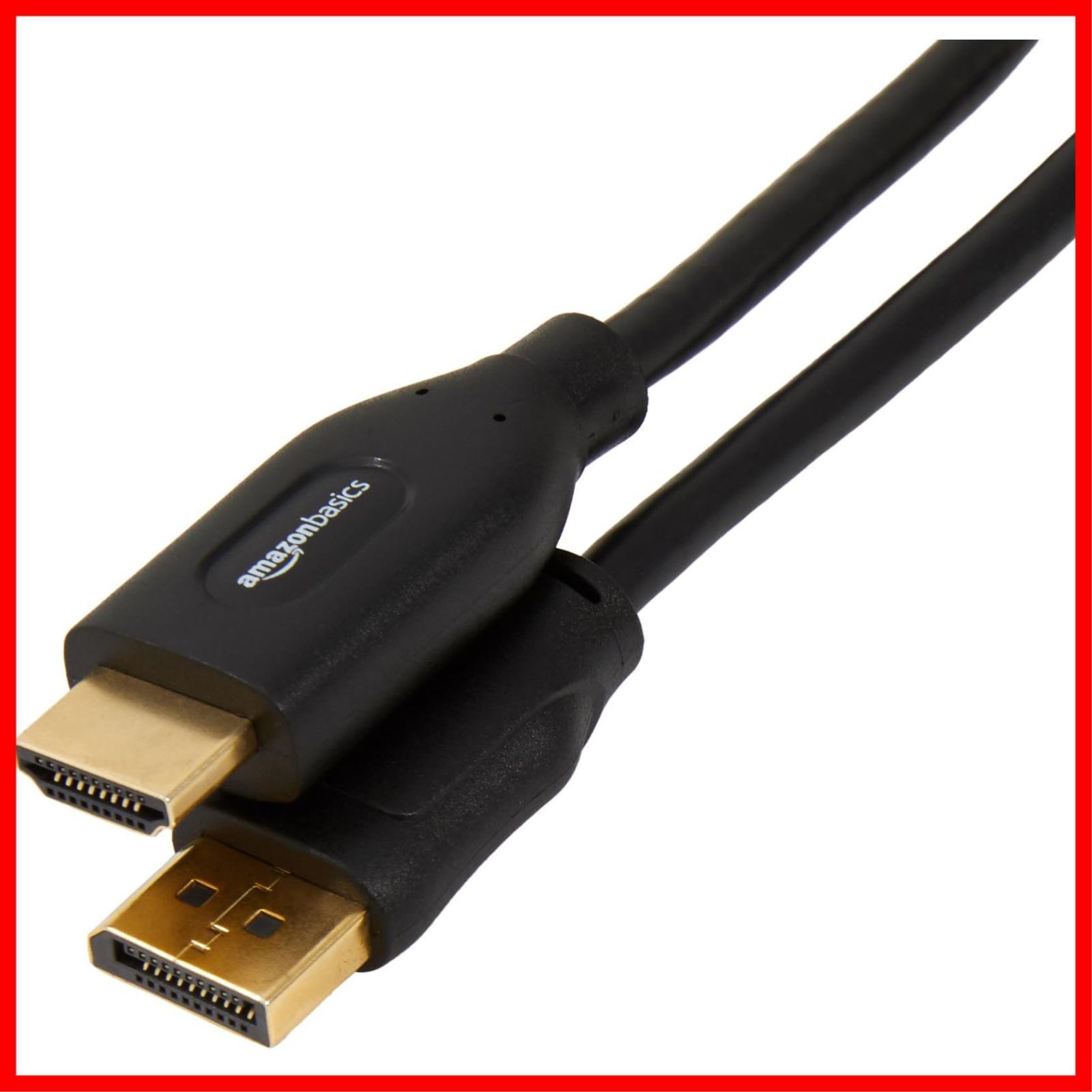 特価商品】DisplayPort (ディスプレイポート) - ベーシック HDMI 変換ケーブル 4K＠30Hz 単方向伝送 1.8m ブラック -  メルカリ