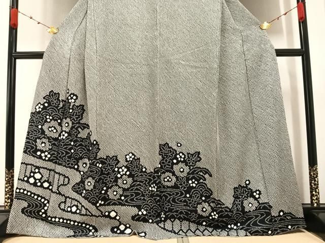 平和屋着物●訪問着　絞り　草花文　黒地　正絹　逸品　AABA2694ph 平和屋着物○訪問着 絞り 草花文 黒地 正絹 逸品 AABA2694ph - メルカリ