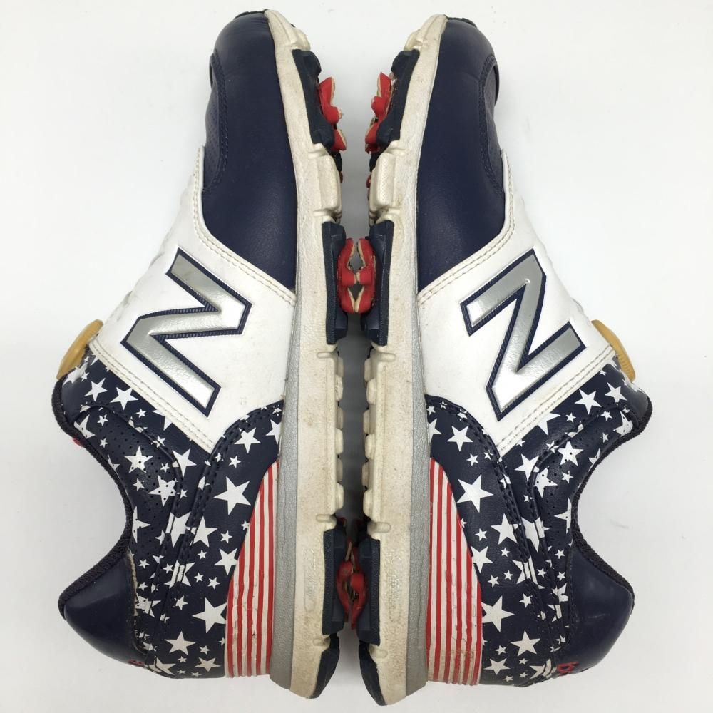 ★SALE10％OFF★ニューバランス ゴルフシューズ ネイビー×白 星 WGB574US BOA  レディース 25 ゴルフウェア New Balance