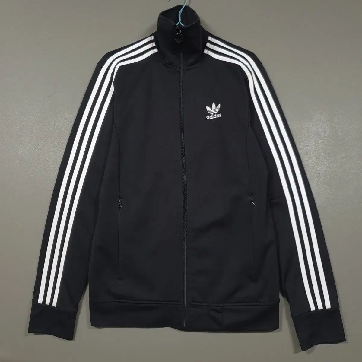 95 adidas アディダス ヨーロッパ ファイヤーバード トラックトップス ジャージ ジャケット 黒白 黒