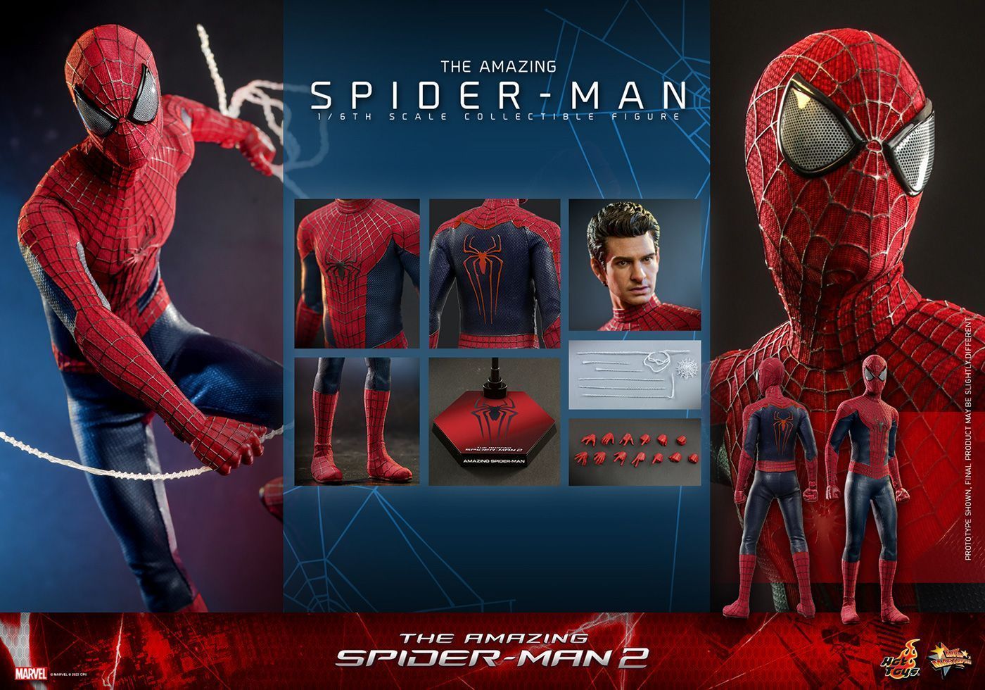 ホットトイズ ムービー マスターピース アメイジング スパイダーマン２ 1|6スケールフィギュア アメイジング スパイダーマン