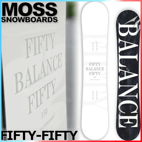 23-24 MOSS SNOWBOARDS/モススノーボード FIFTY-FIFTY フィフティフィフティ メンズ レディース スノーボード グラトリ 板 2024 型落ち