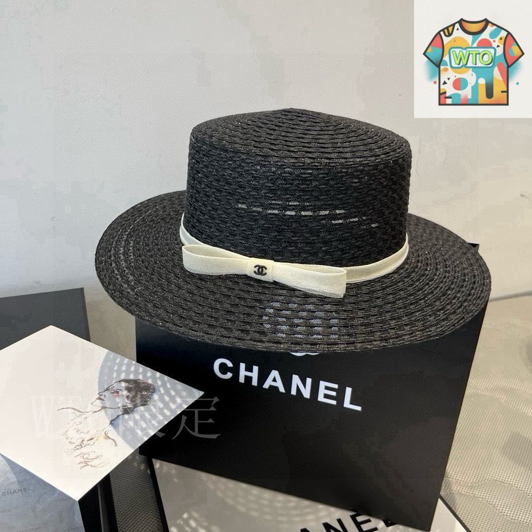 今日特価】Chanel 空き彫り 平頂ハット - メルカリ