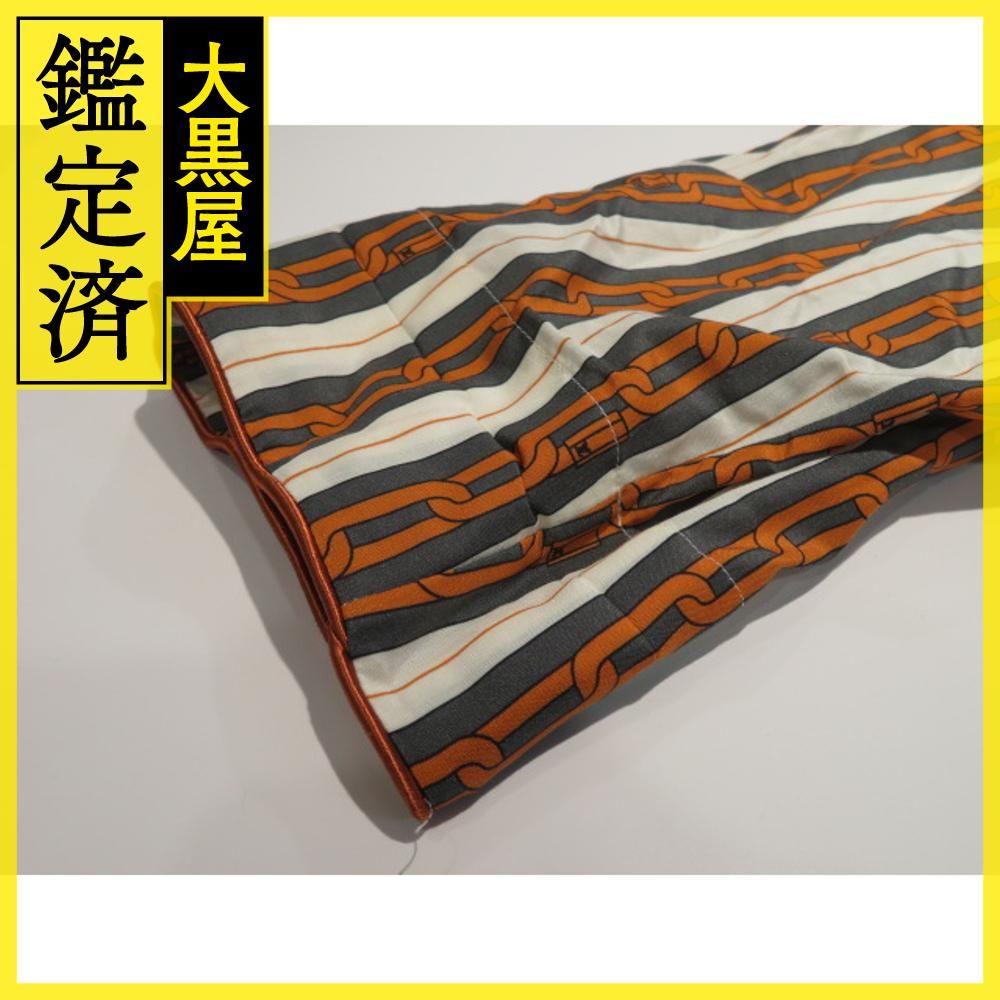 【最終値下げ】ルイ・ヴィトン チェーンデザインストライプシャツ LOUIS VUITTON】ルイヴィトン『チェーン ストライプ コットン×シルク