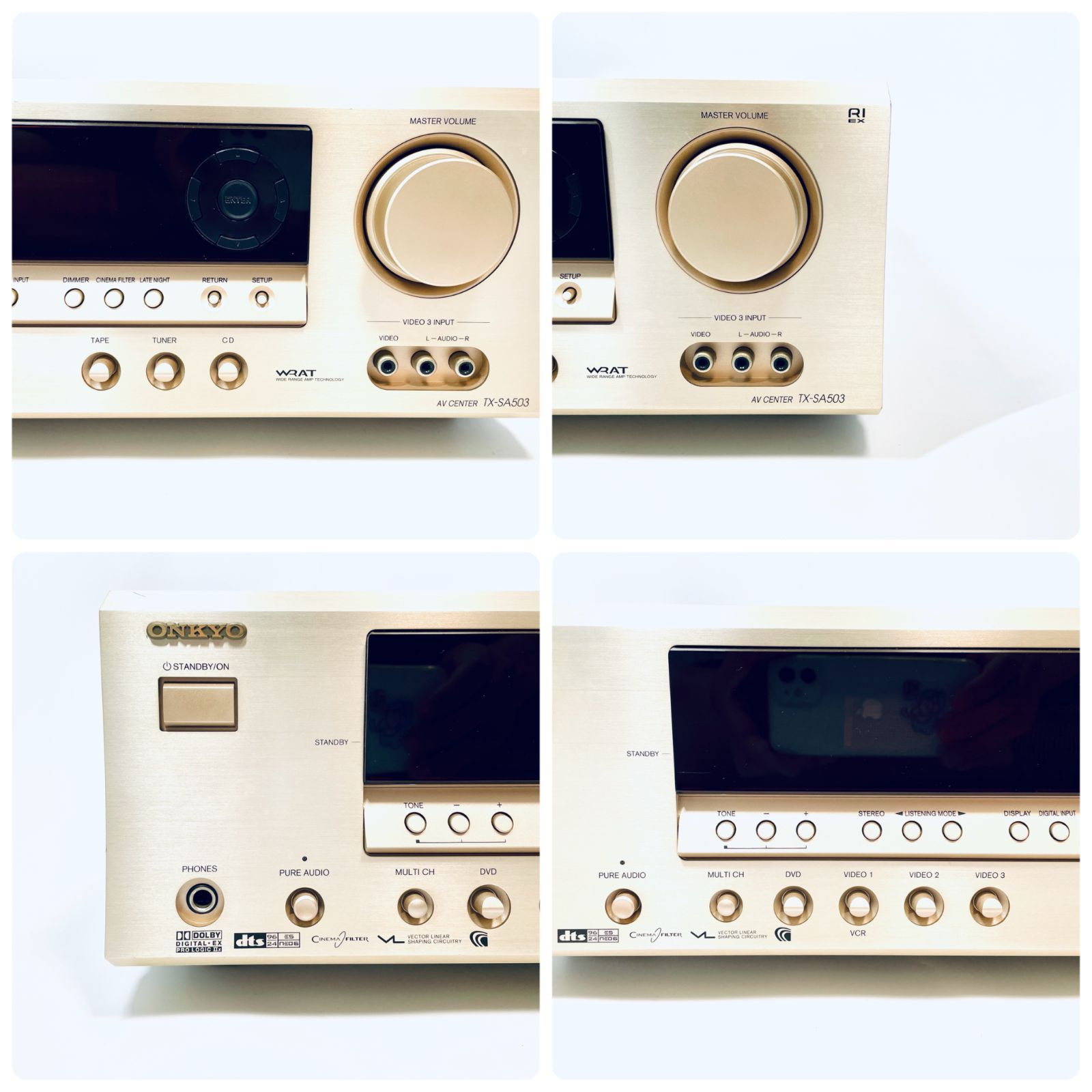 美品・動作良好】AVアンプ ONKYO TX-SA503 SN(3540020141) ID(529 