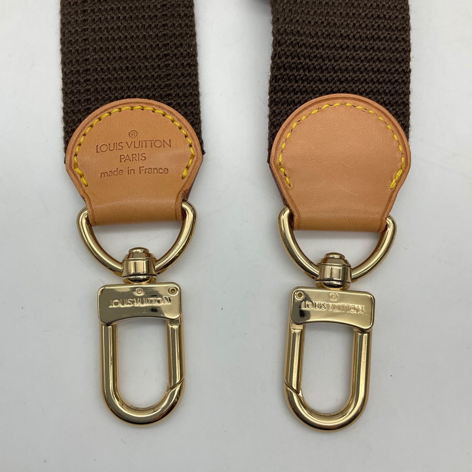 LOUIS VUITTON ルイヴィトン キャンバス×ヌメ革 ショルダーストラップ 