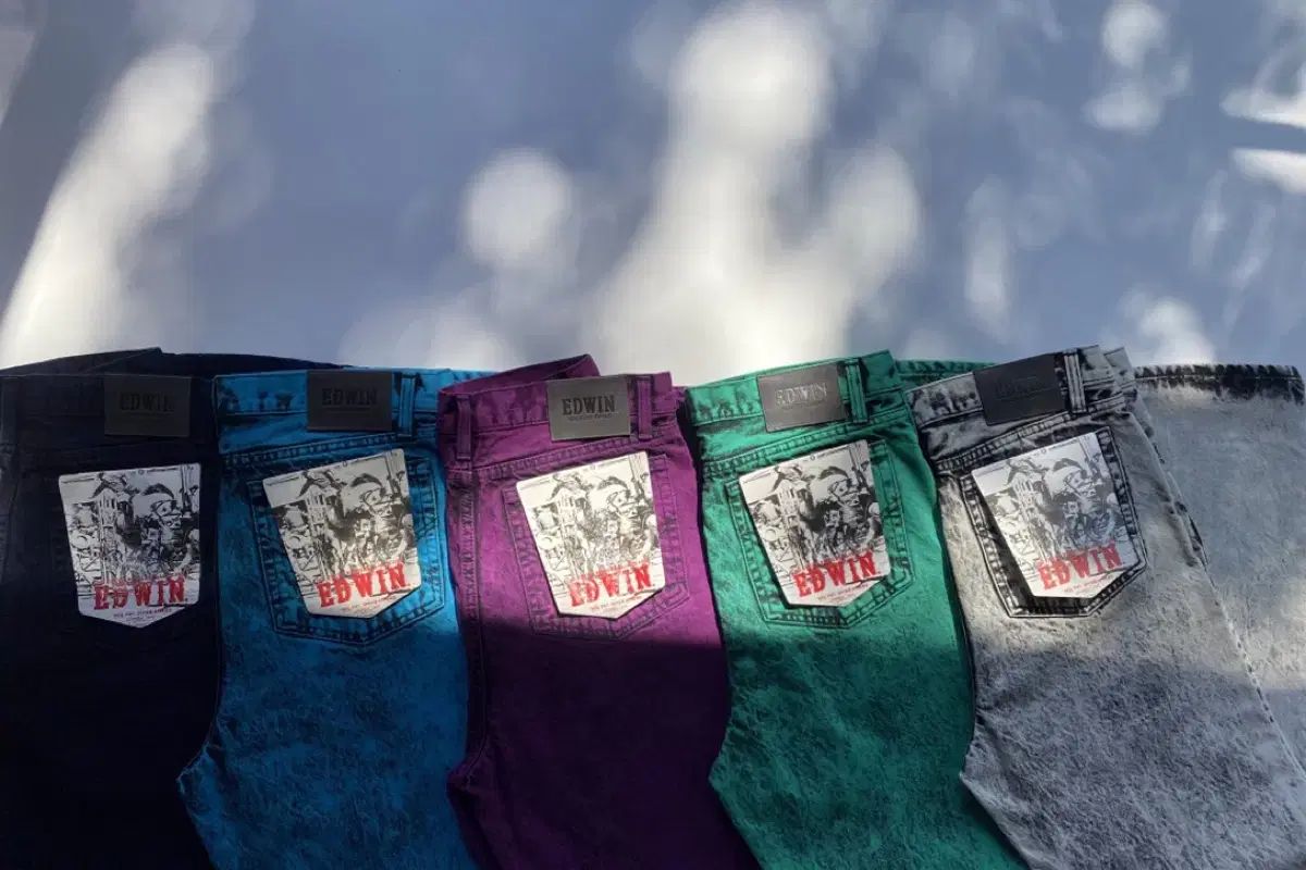 35 SOE ready to wear X EDWIN ブリーチ&カラー ジーンズ それら 