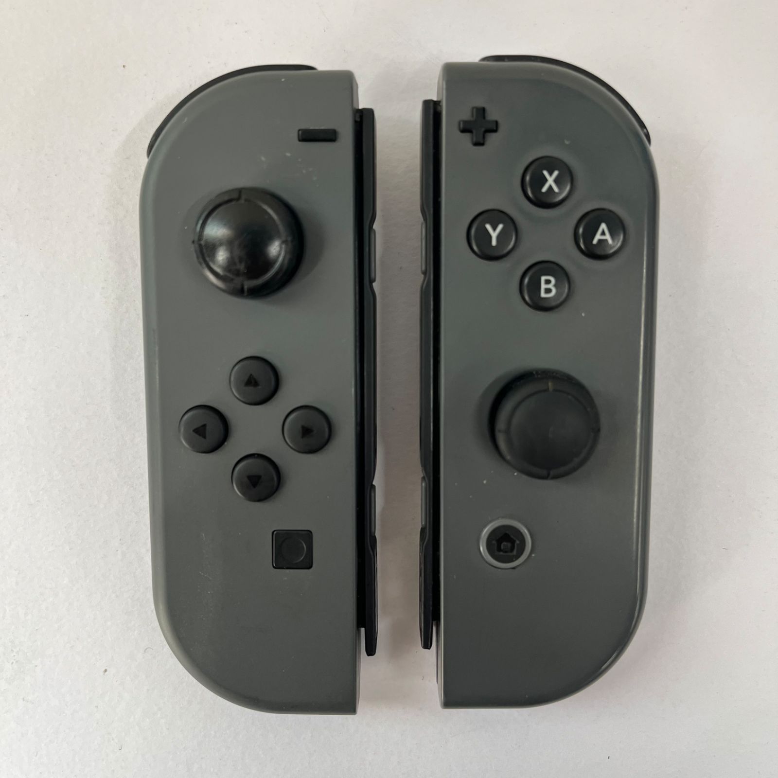 任天堂 - ニンテンドースイッチ 純正ジョイコン グレー ストラップ グリップ 動作確認済み Nintendo Switch ジョイコンストラップグリップグレー 任天堂